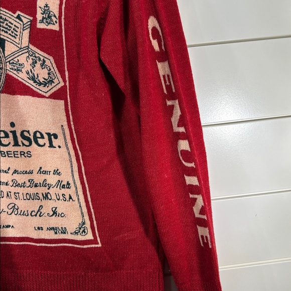 LANCASTER VINTAGE BUDWEISER SWEATER - Picture 2 of 4